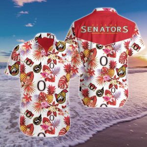Ottawa Senators Hawaiian Shirt Summer Button Up