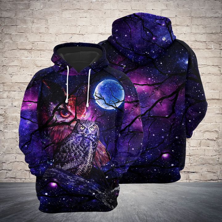 Owl Magic 3D Printed Hoodie/Zipper Hoodie Owl Magic 3D Printed Hoodie/Zipper Hoodie