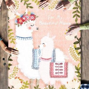 Painting Animal Alpaca Jigsaw Puzzle Set