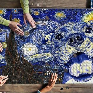 Painting Bulldog Jigsaw Puzzle Set