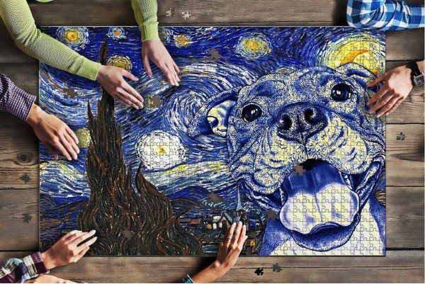 Painting Bulldog Jigsaw Puzzle Set