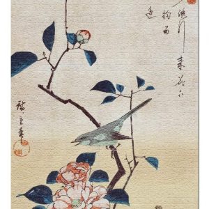 Painting Camellia And Bush Warbler Jigsaw Puzzle Set