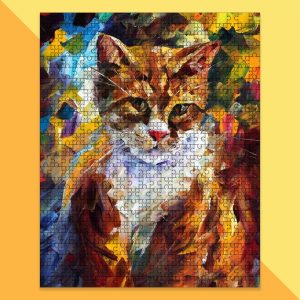 Painting Cat Jigsaw Puzzle Set