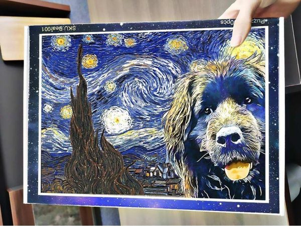 Painting Dog Jigsaw Puzzle Set