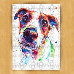 Painting Dog Jigsaw Puzzle Set