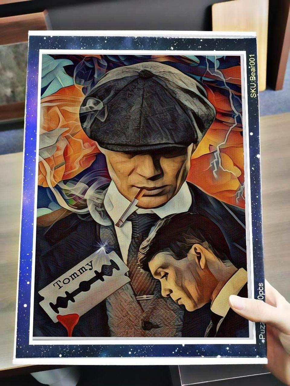 Painting Man With Cigarette Jigsaw Puzzle Set Painting Man With Cigarette Jigsaw Puzzle Set