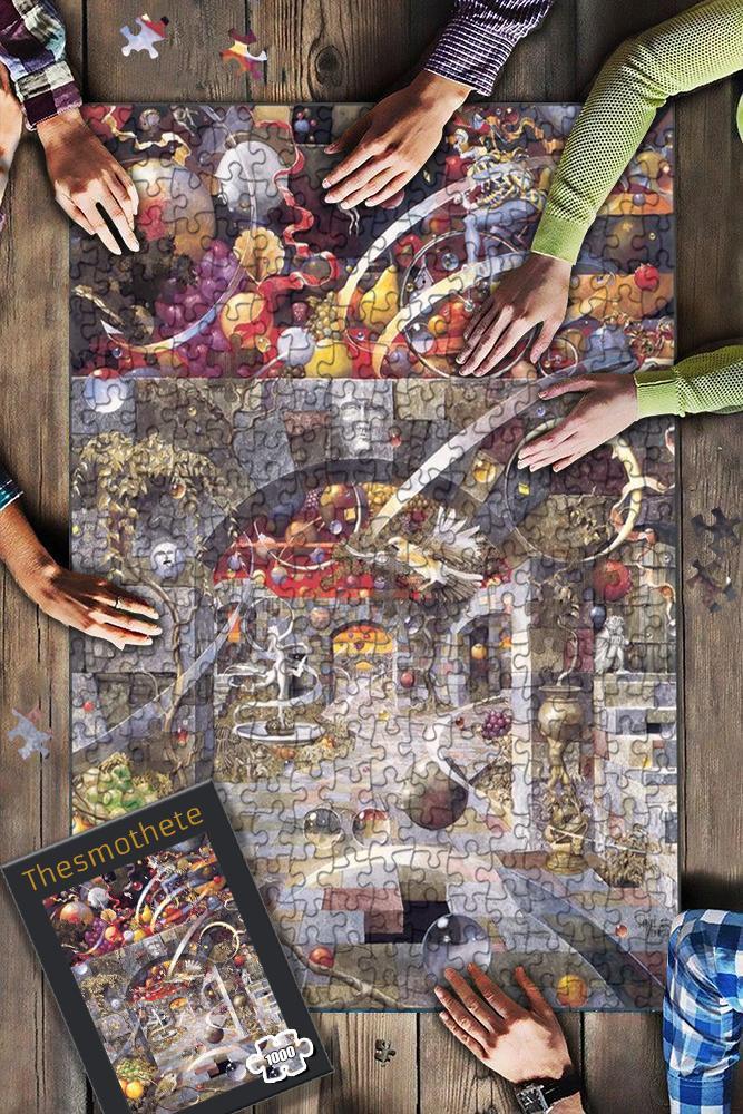 Painting Mystery House Jigsaw Puzzle Set Painting Mystery House Jigsaw Puzzle Set