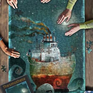Painting Ship Jigsaw Puzzle Set