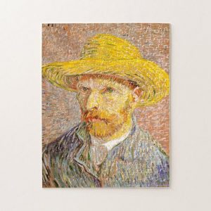 Paintings, Self Portrait With A Straw Hat Jigsaw Puzzle Set