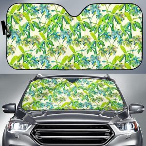 Palm Tree Banana Car Auto Sun Shade