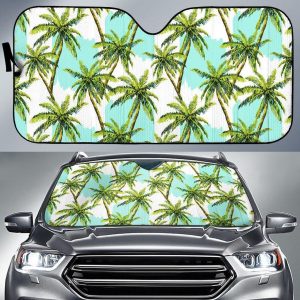 Palm Tree Tropical Car Auto Sun Shade