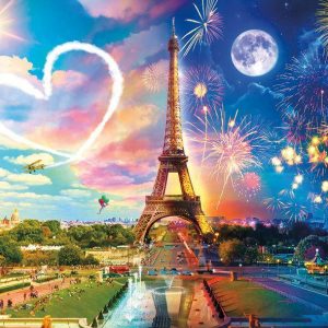 Paris Love Jigsaw Puzzle Set