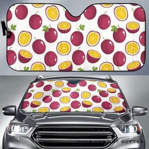 Passion Fruit Pattern Car Auto Sun Shade