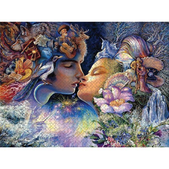 Passionate Kiss Painting Jigsaw Puzzle Set Passionate Kiss Painting Jigsaw Puzzle Set