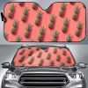 Pastel Pink Pineapple Car Auto Sun Shade