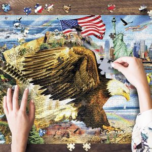 Patriot Across The Land Jigsaw Puzzle Set