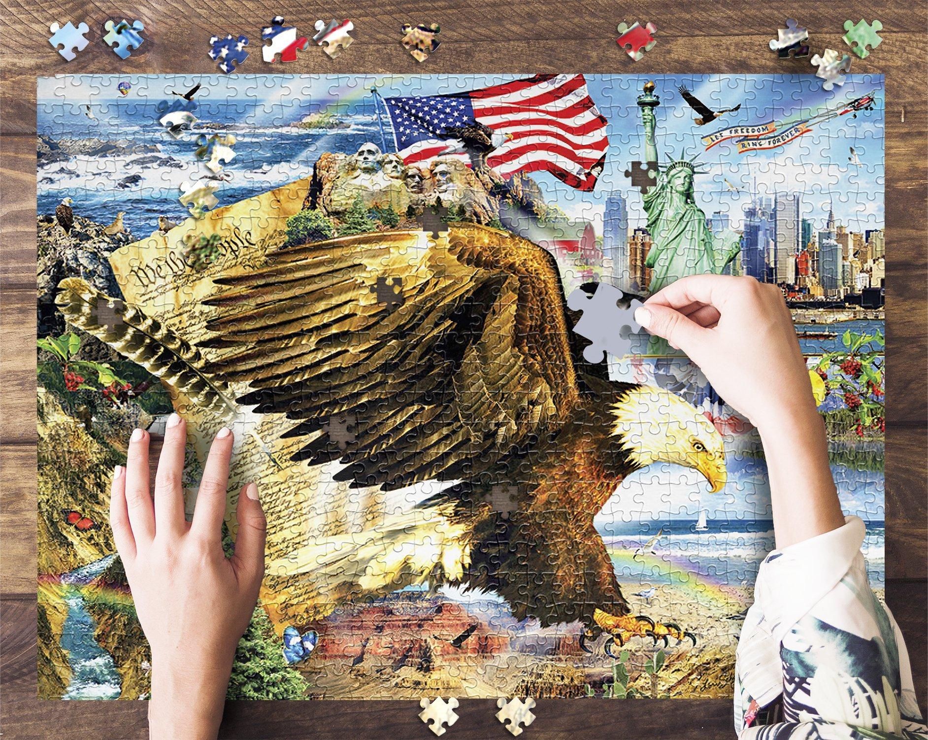 Patriot Across The Land Jigsaw Puzzle Set Patriot Across The Land Jigsaw Puzzle Set