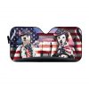 Patriot Dalmatian Car Auto Sun Shade