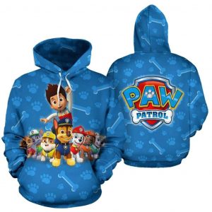 Paw Patrol 3D Printed Hoodie/Zipper Hoodie