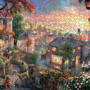 Peaceful Town Jigsaw Puzzle Set