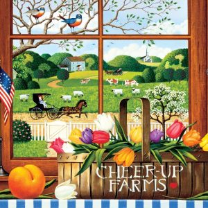 Peach Of A Day Jigsaw Puzzle Set