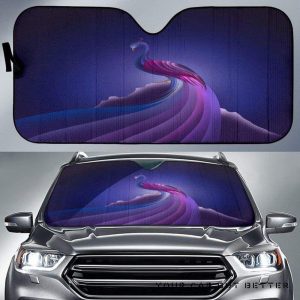 Peacock Car Auto Sun Shade