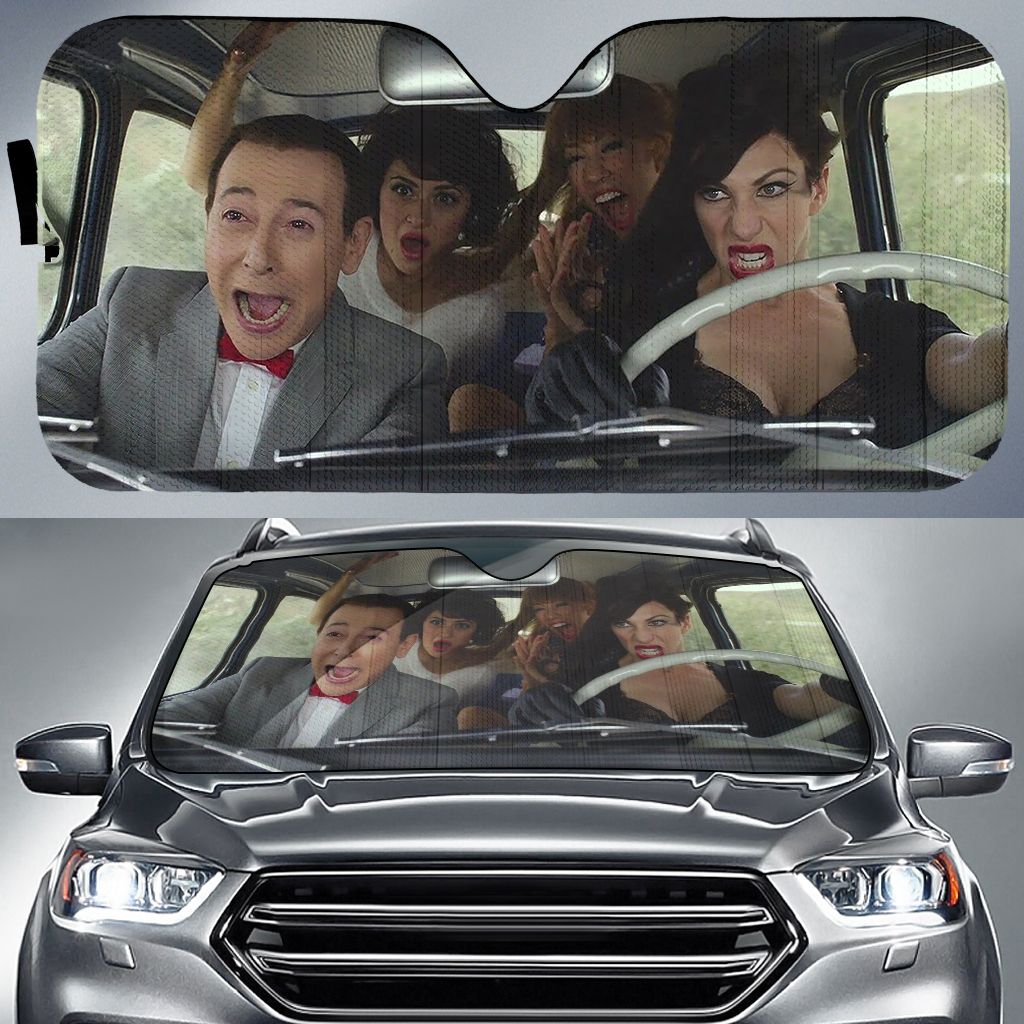 Pee-Wee Herman Car Auto Sun Shade Pee-Wee Herman Car Auto Sun Shade