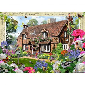 Peony Cottage Jigsaw Puzzle Set