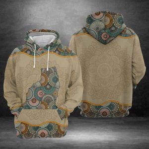 Persian Cat Mandala 3D Printed Hoodie/Zipper Hoodie