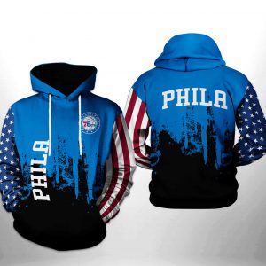 Philadelphia 76Ers NBA Team US 3D Printed Hoodie/Zipper Hoodie