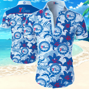 Philadelphia 76ers Hawaiian Shirt Summer Button Up