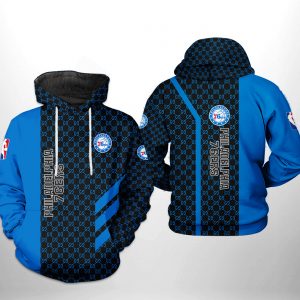 Philadelphia 76ers NBA 3D Printed Hoodie/Zipper Hoodie