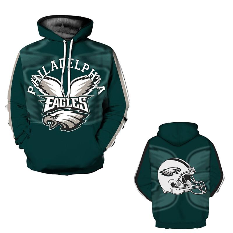 Philadelphia Eagles 3D Printed Hoodie/Zipper Hoodie Philadelphia Eagles 3D Printed Hoodie/Zipper Hoodie