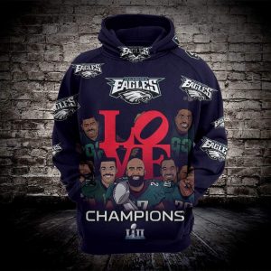 Philadelphia Eagles 3D Printed Hoodie/Zipper Hoodie