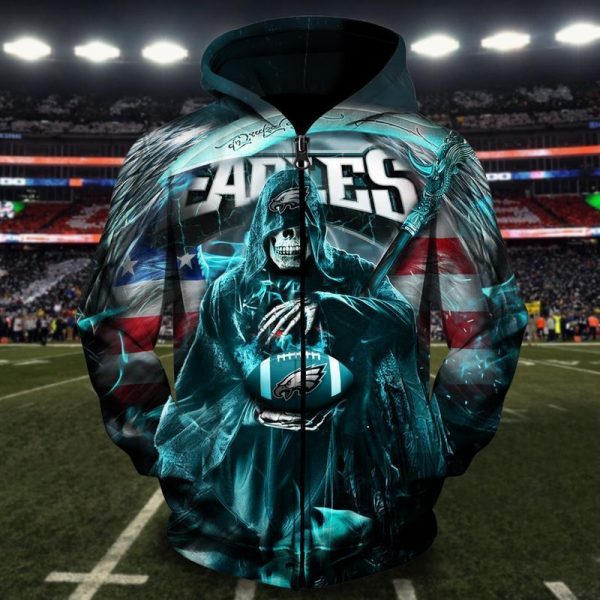 Philadelphia Eagles 3D Printed Hoodie/Zipper Hoodie