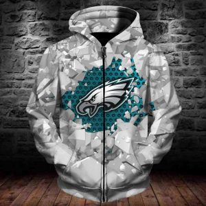 Philadelphia Eagles 3D Printed Hoodie/Zipper Hoodie