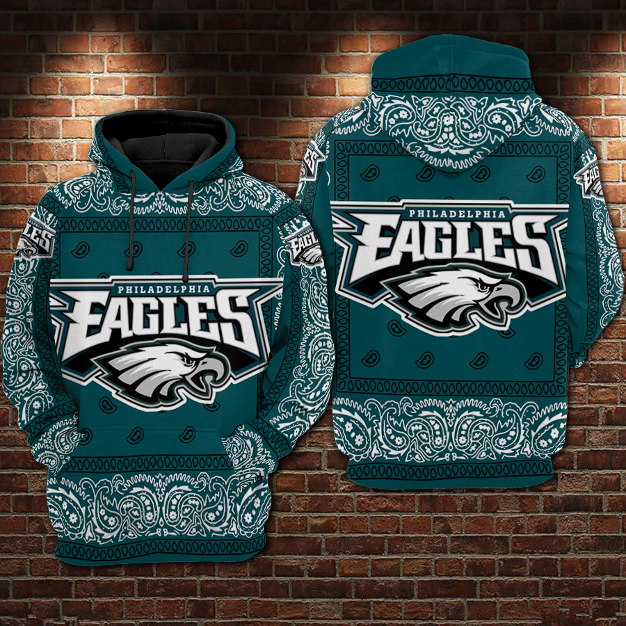 Philadelphia Eagles 3D Printed Hoodie/Zipper Hoodie Philadelphia Eagles 3D Printed Hoodie/Zipper Hoodie