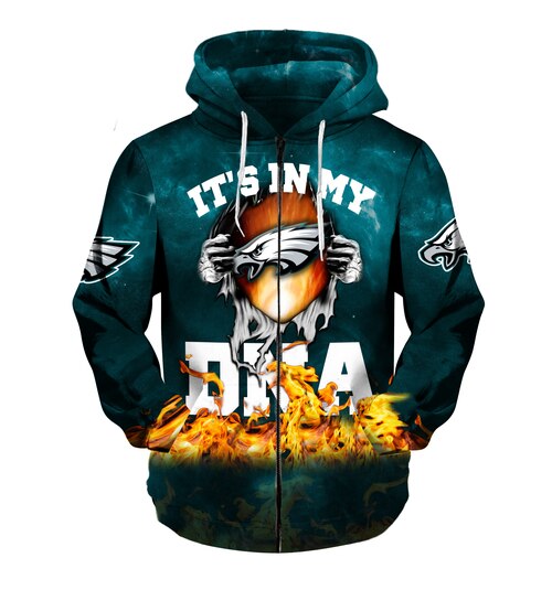 Philadelphia Eagles 3D Printed Hoodie/Zipper Hoodie Philadelphia Eagles 3D Printed Hoodie/Zipper Hoodie