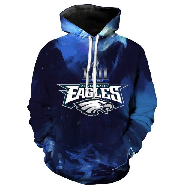 Philadelphia Eagles 3D Printed Hoodie/Zipper Hoodie Philadelphia Eagles 3D Printed Hoodie/Zipper Hoodie