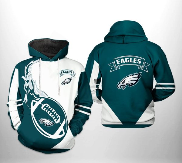 Philadelphia Eagles NFL Classic 3D Printed Hoodie/Zipper Hoodie