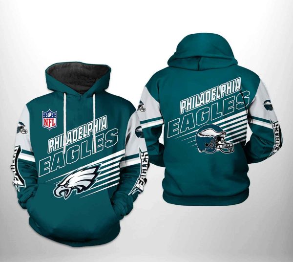 Philadelphia Eagles NFL Team 3D Printed Hoodie/Zipper Hoodie