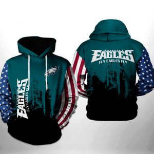Philadelphia Eagles NFL Team US 3D Printed Hoodie/Zipper Hoodie