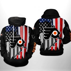 Philadelphia Flyers NHL US FLag Team 3D Printed Hoodie/Zipper Hoodie