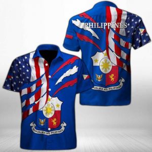Philippines Hawaiian Shirt Summer Button Up
