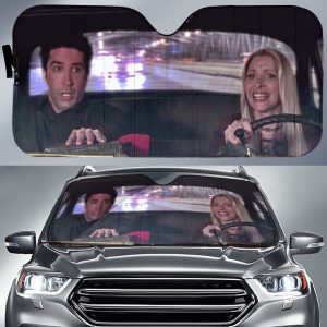 Phoebe And Ross Driving Taxi Car Auto Sun Shade