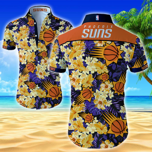 Phoenix Suns Hawaiian Shirt Summer Button Up
