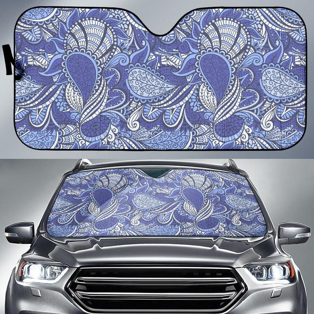 Pigeon Floral Bohemian Car Auto Sun Shade Pigeon Floral Bohemian Car Auto Sun Shade