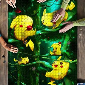 Pikachu Pokemon Forest Jigsaw Puzzle Set