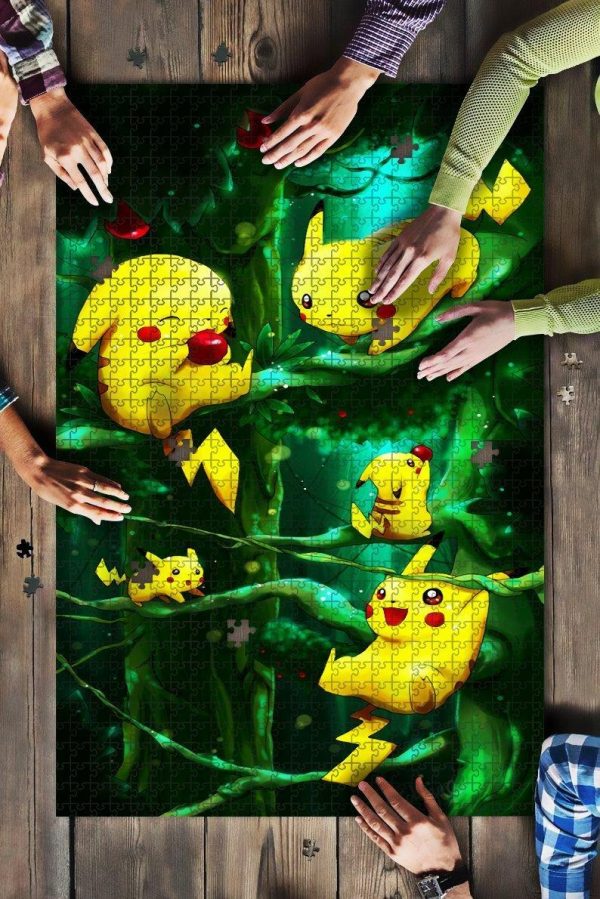 Pikachu Pokemon Forest Jigsaw Puzzle Set