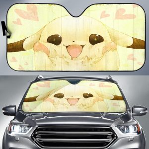 Pikachu Yummy Pokemon Car Auto Sun Shade